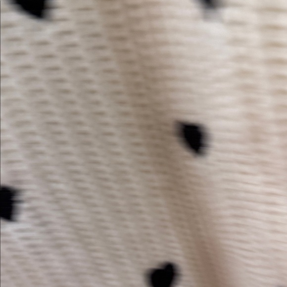 Anthropologie Cream and Black Heart Sweater - Picture 3 of 4